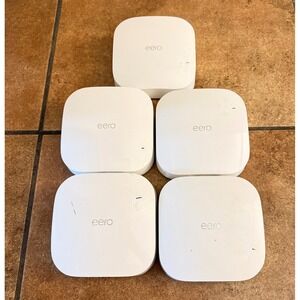 Eero Pro 6 Mesh WiFi System 5 Pack AX4200 Routers Tested No Power Cords